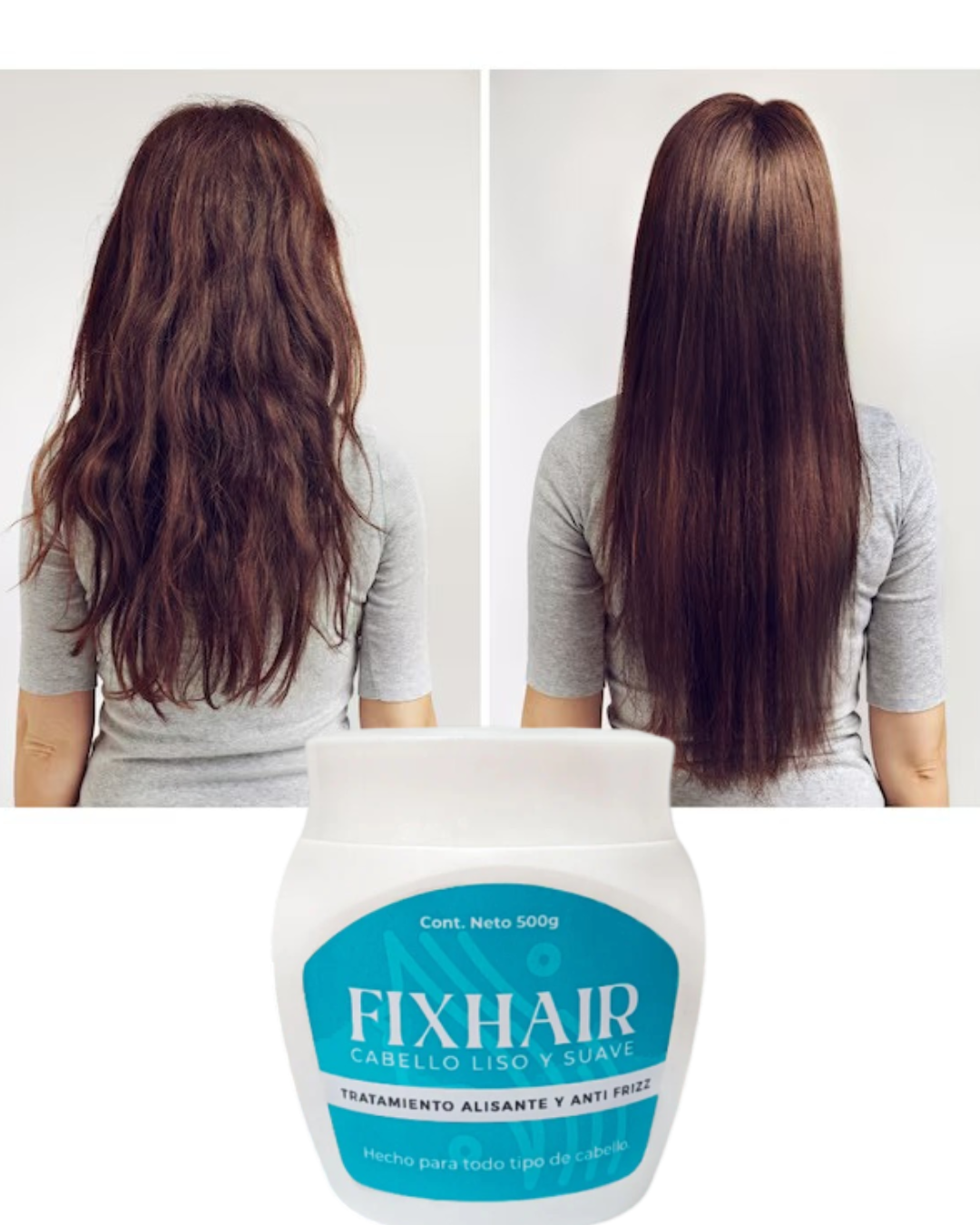 FixHair® – Alisado Nutritivo para Todo Tipo de Cabello