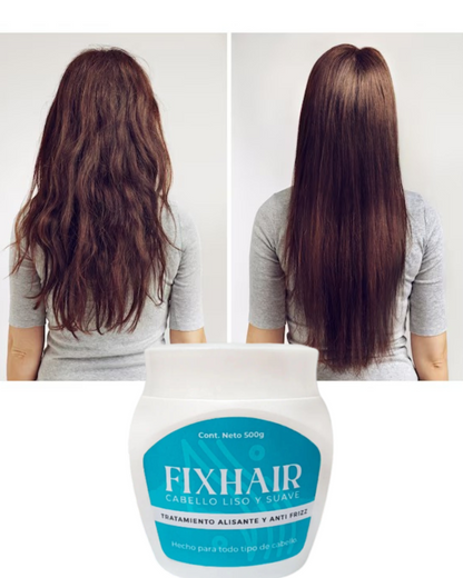 FixHair® – Alisado Nutritivo para Todo Tipo de Cabello