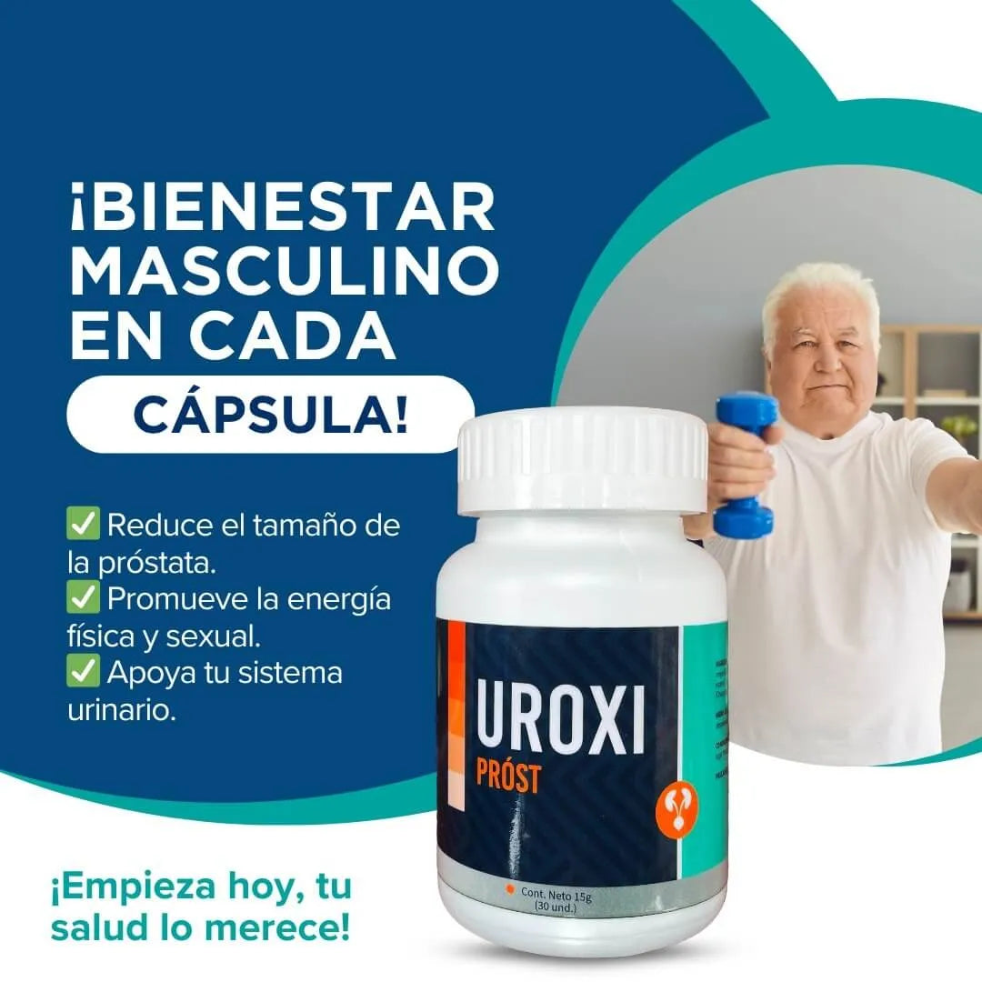 UROXI: La Fórmula Natural Que Dispara Tu Testosterona y Vitalidad Masculina