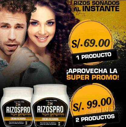RIZOS PRO ® - 500G TRATAMIENTO DE CREMA RIZADORA 100% EFECTIVO